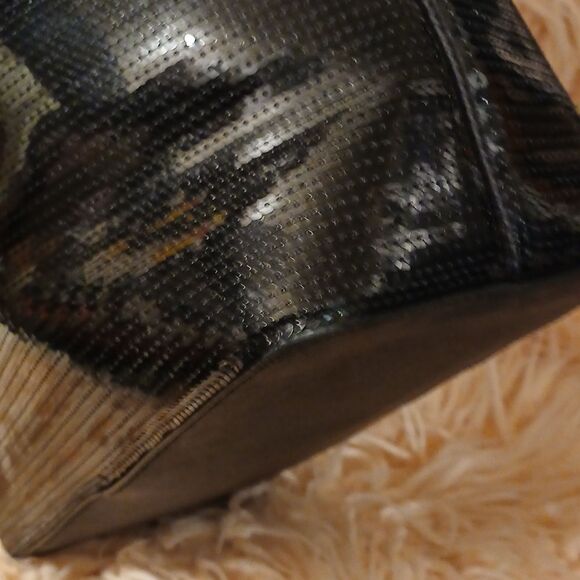 🔥SALE! ♠️ Kate Spade Salinas Court Large black sequined tote - Picture 5 of 12